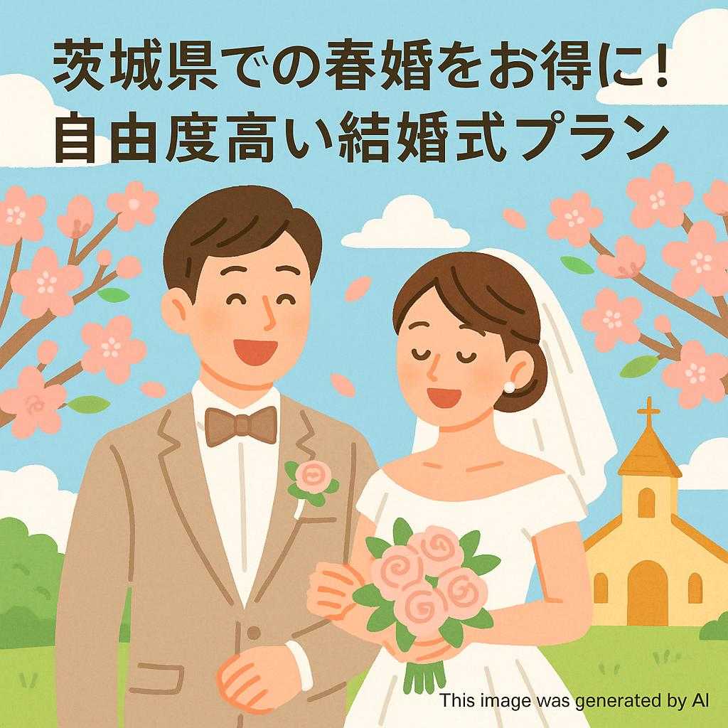 茨城県での春婚をお得に！自由度高い結婚式プラン