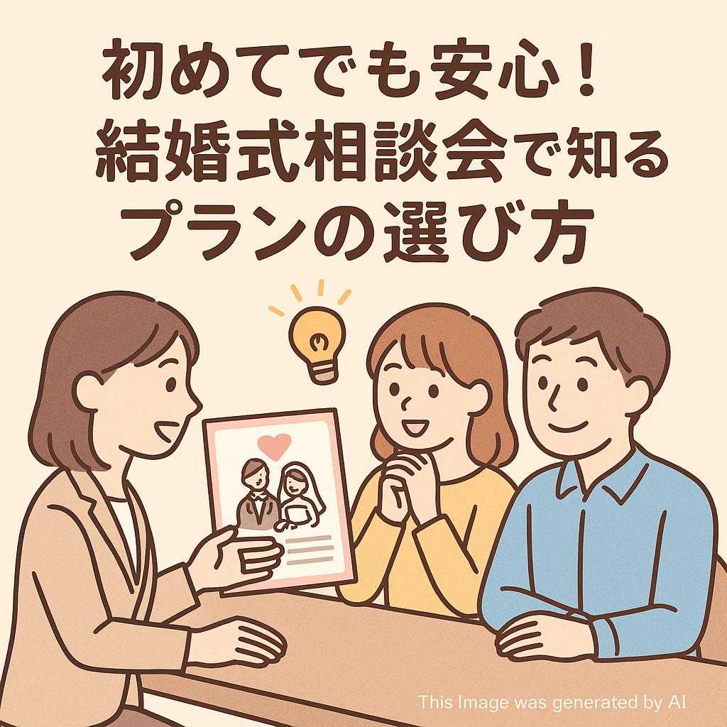 初めてでも安心！結婚式相談会で知るプランの選び方