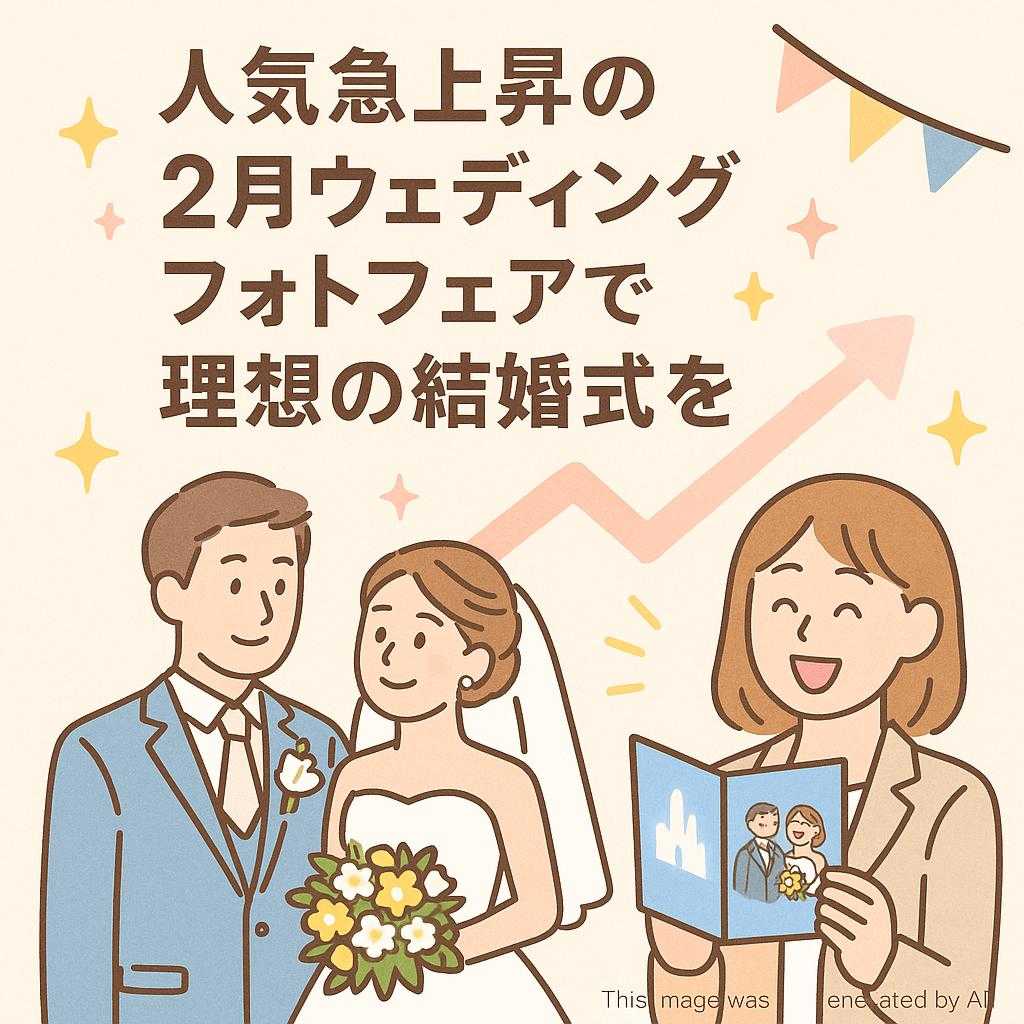 人気急上昇の２月ウェディングフォトフェアで理想の結婚式を