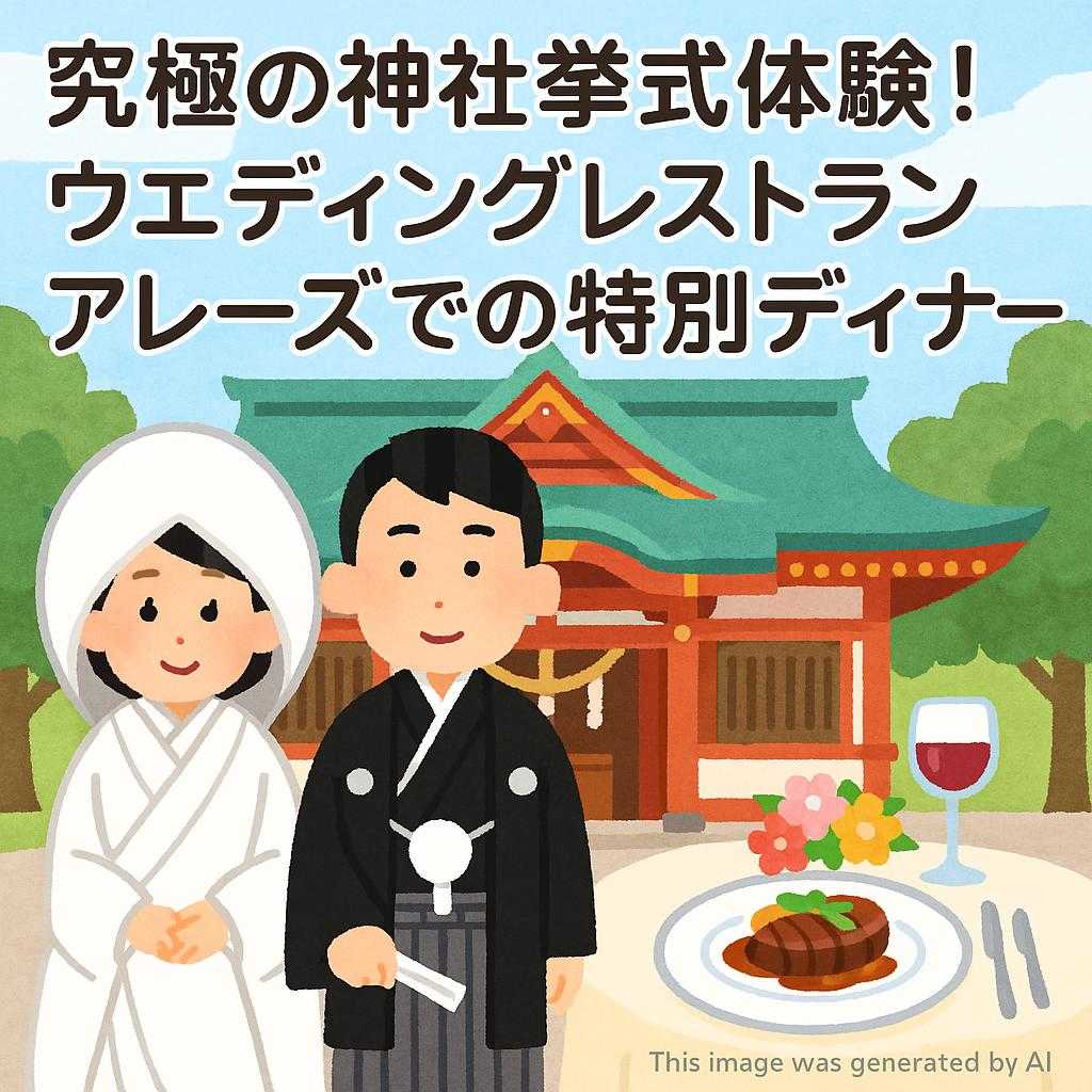 究極の神社挙式体験！ウェディングレストランアレーズでの特別ディナー