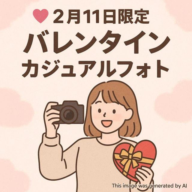 💝 2月11日限定 バレンタイン カジュアルフォト📸