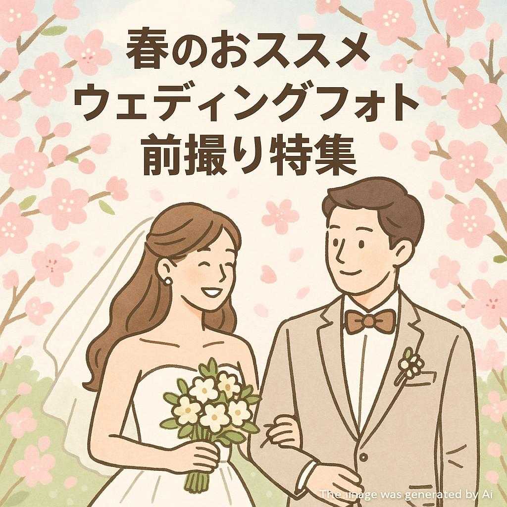 春のおススメウェディングフォト・前撮り特集