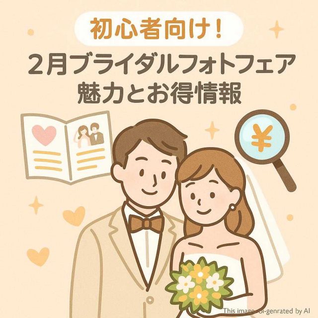 初心者向け！２月ブライダルフォトフェアの魅力とお得情報
