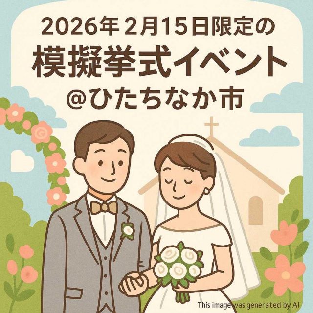 2026年2月15日限定の模擬挙式イベント＠ひたちなか市