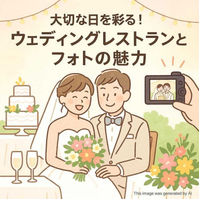 大切な日を彩る！ウェディングレストランとフォトの魅力