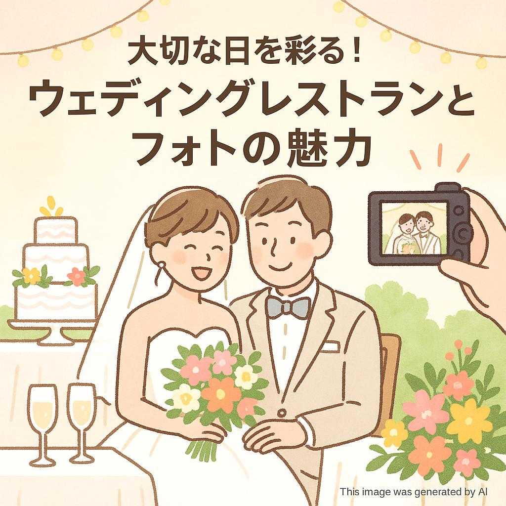 大切な日を彩る！ウェディングレストランとフォトの魅力