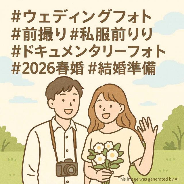 #ウェディングフォト #前撮り #私服前撮り #ドキュメンタリーフォト #2026春婚 #2026夏婚 #結婚準備