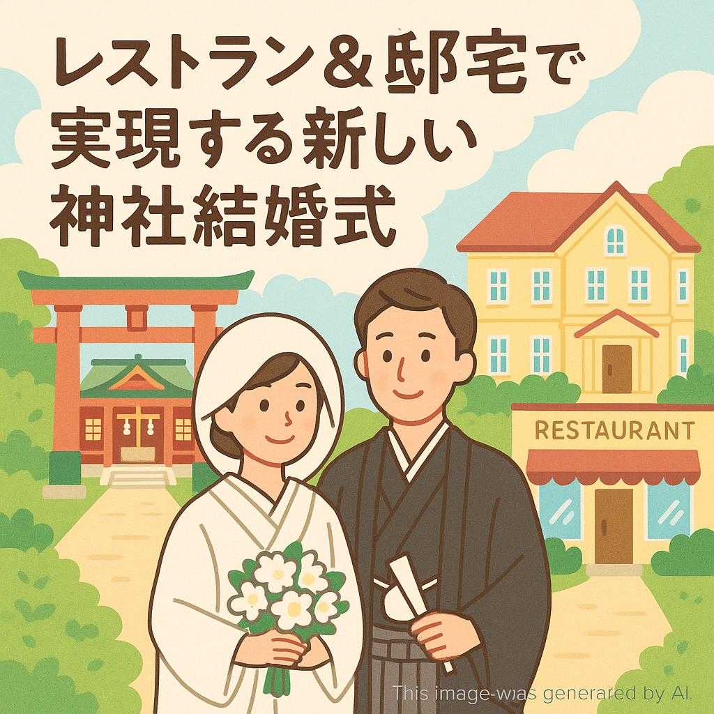 レストラン＆邸宅で実現する新しい神社結婚式