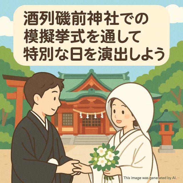 酒列磯前神社での模擬挙式を通して特別な日を演出しよう！