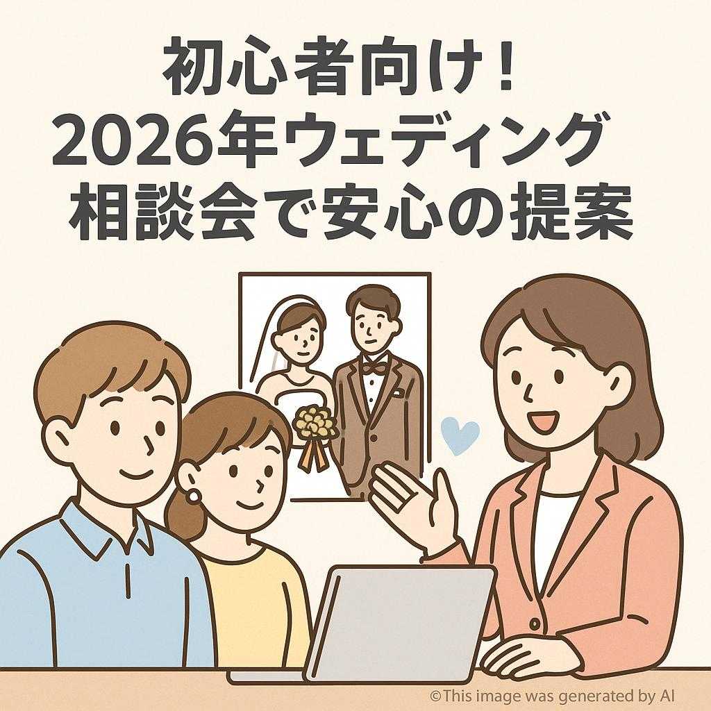 初心者向け！2026年ウェディング相談会で安心の提案