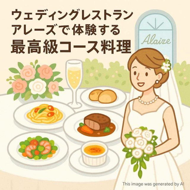 ウェディングレストランアレーズで体験する最高級コース料理