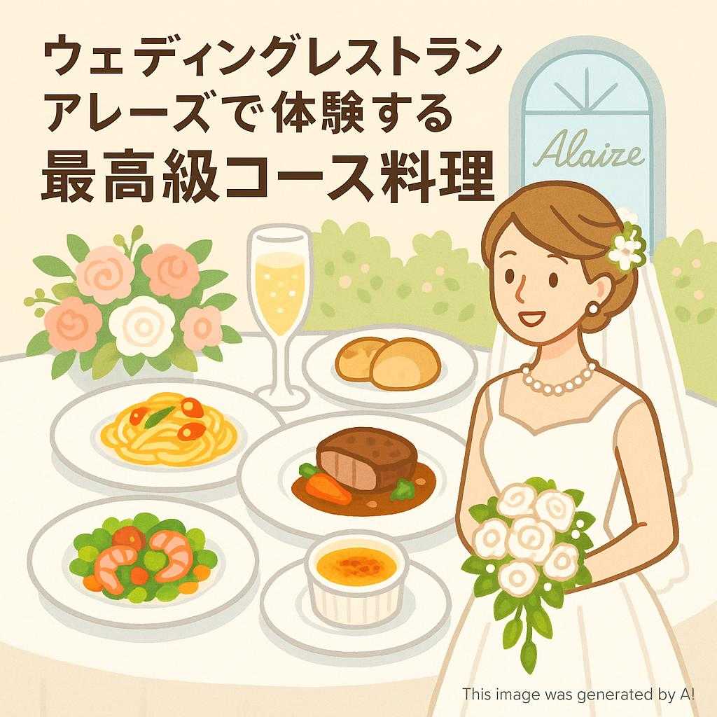 ウェディングレストランアレーズで体験する最高級コース料理