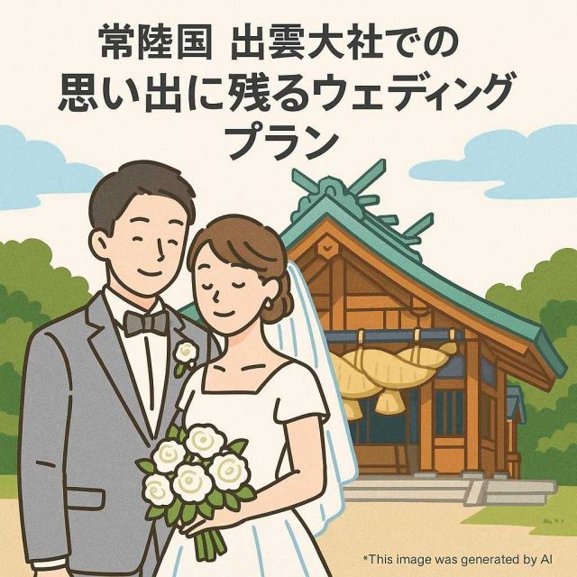 常陸国 出雲大社での思い出に残るウェディングプラン