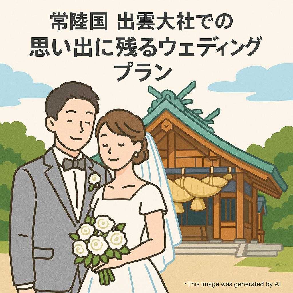 常陸国 出雲大社での思い出に残るウェディングプラン
