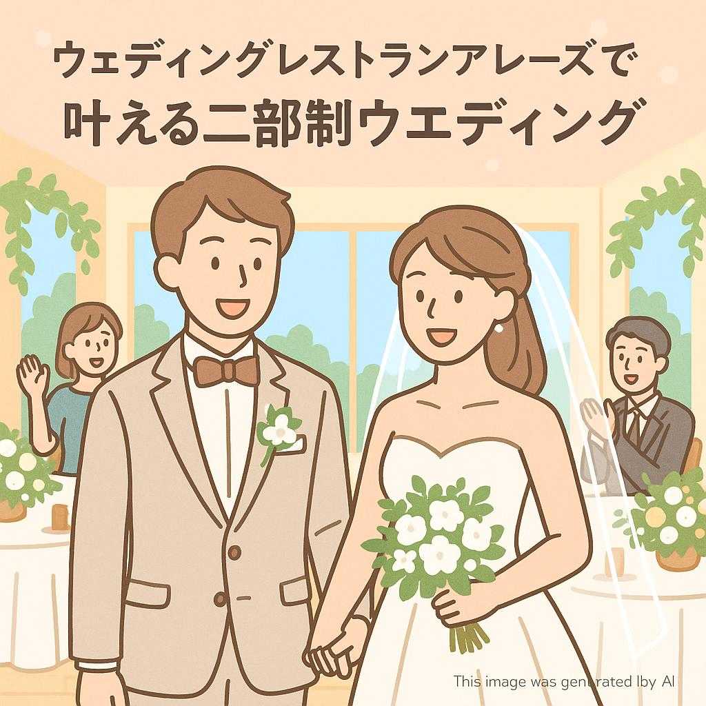 ウェディングレストランアレーズで叶える二部制ウエディング