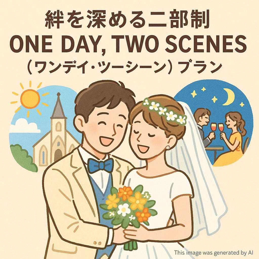 【絆を深める二部制】「One Day, Two Scenes（ワンデイ・ツーシーン）」プラン