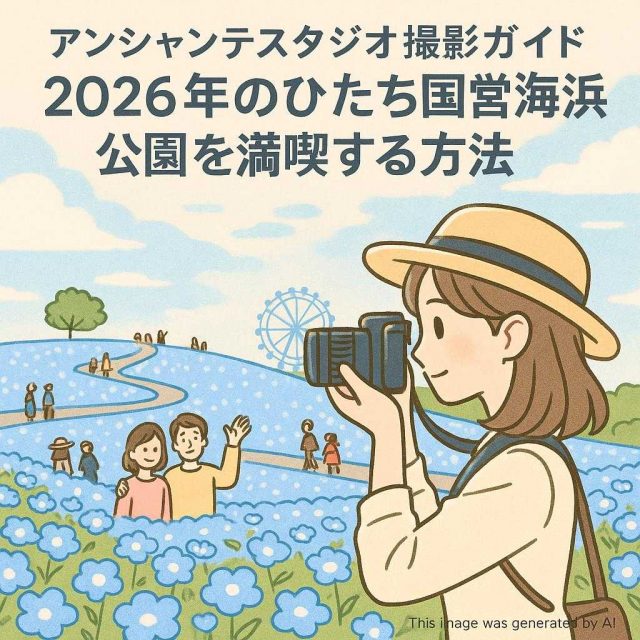 アンシャンテスタジオ撮影ガイド 2026年のひたち国営海浜公園を満喫する方法