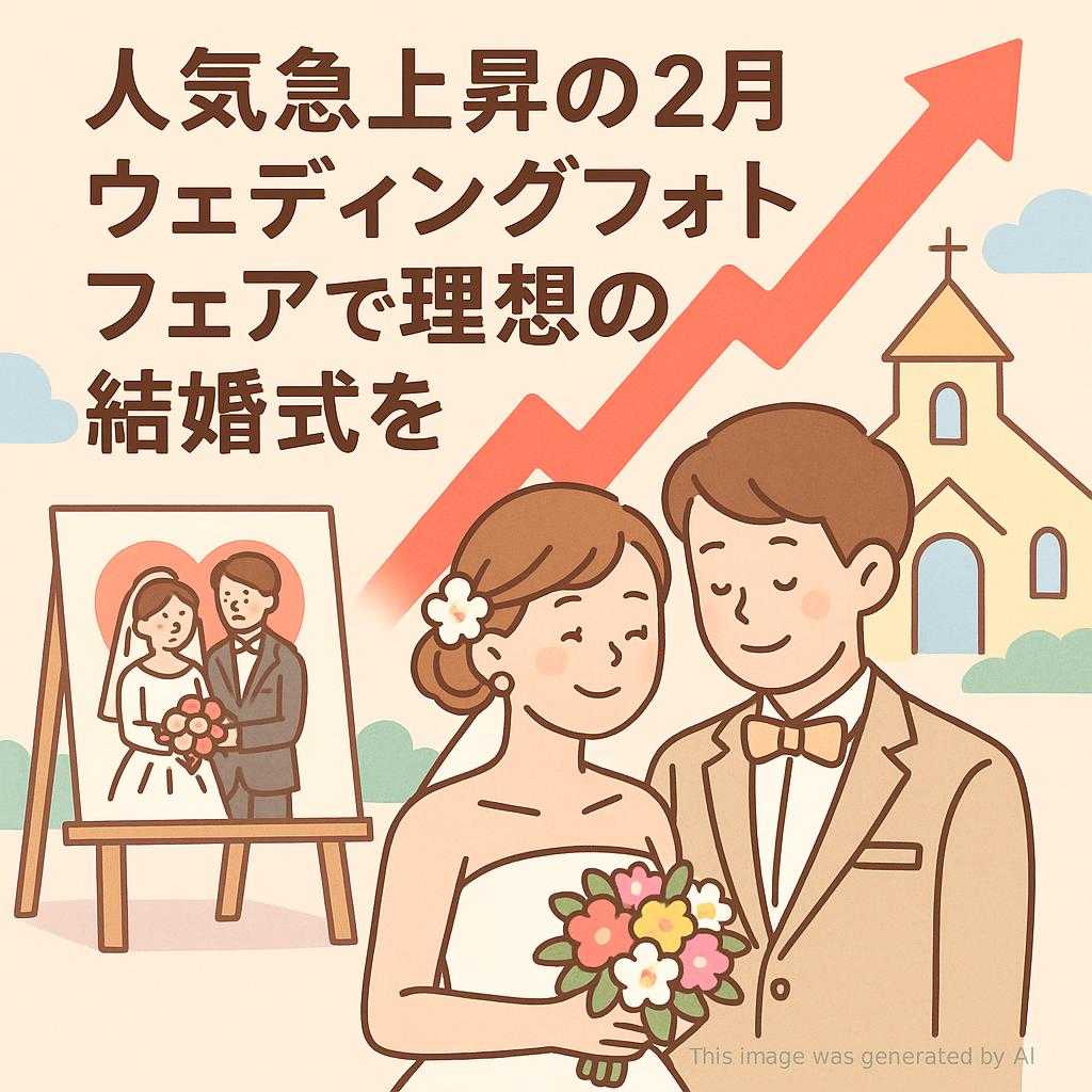 人気急上昇の２月ウェディングフォトフェアで理想の結婚式を