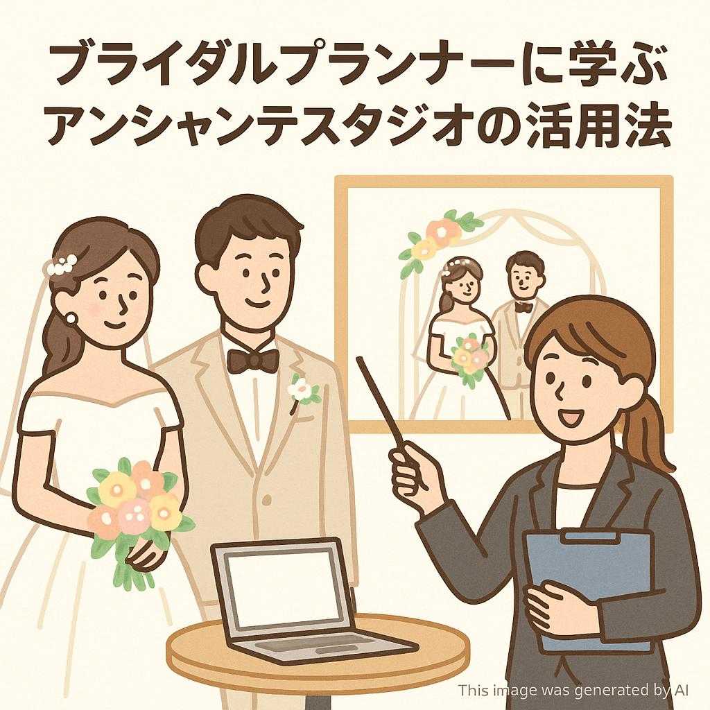 ブライダルプランナーに学ぶアンシャンテスタジオの活用法