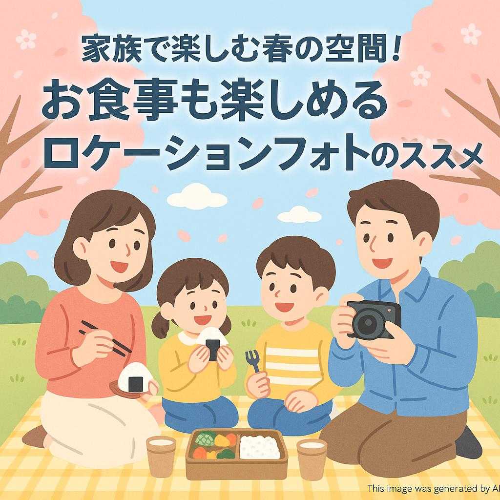 家族で楽しむ春の空間！お食事も楽しめるロケーションフォトのススメ