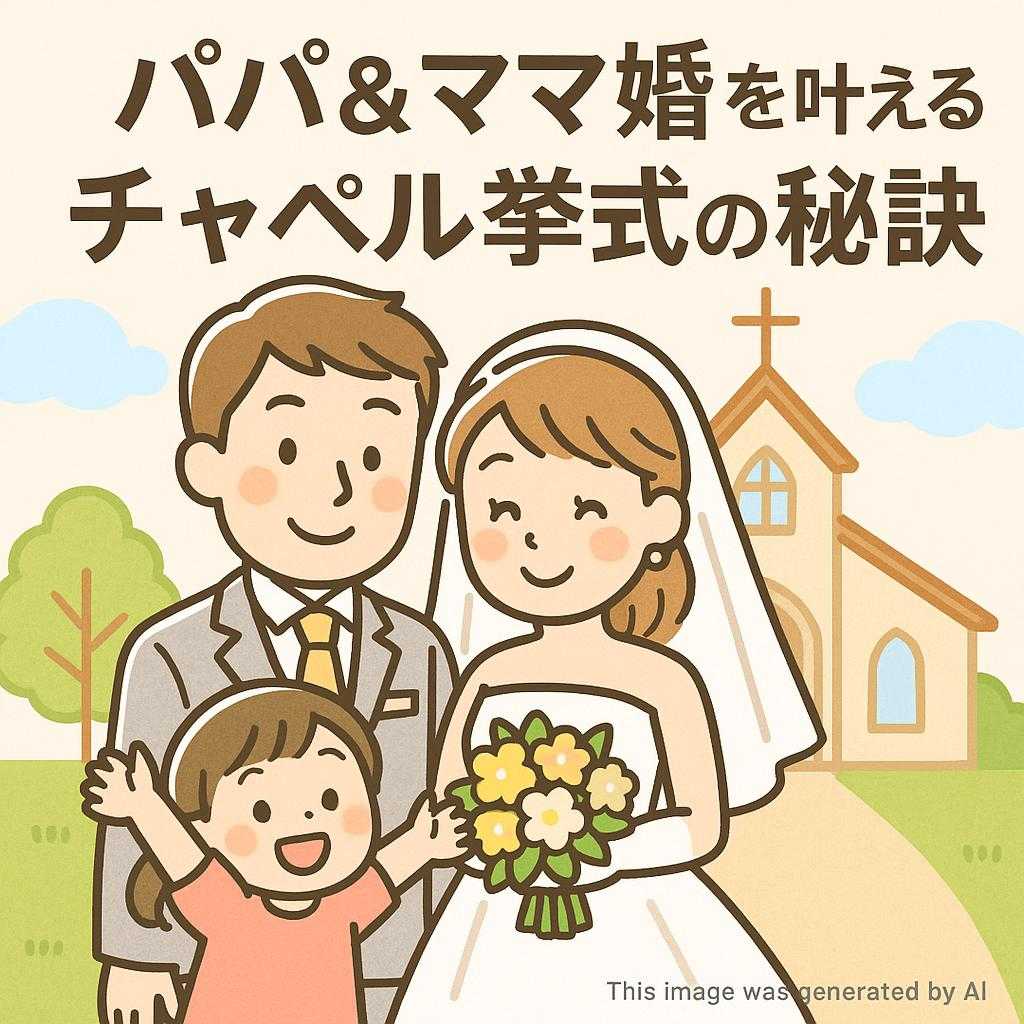 パパ＆ママ婚を叶えるチャペル挙式の秘訣