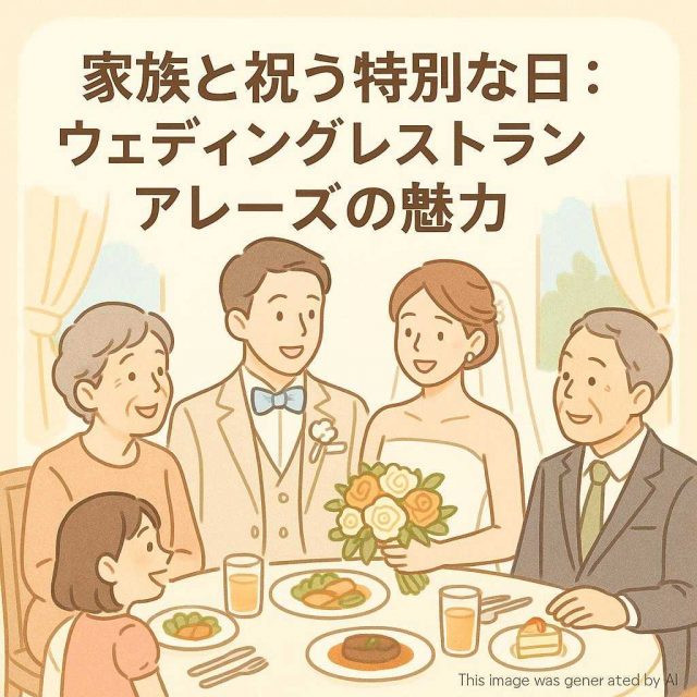 家族と祝う特別な日: ウェディングレストランアレーズの魅力