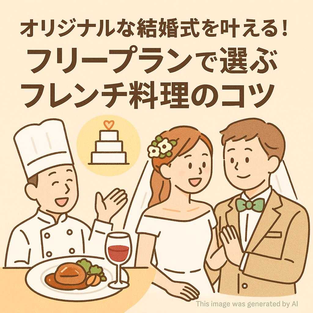 オリジナルな結婚式を叶える！フリープランで選ぶフレンチ料理のコツ