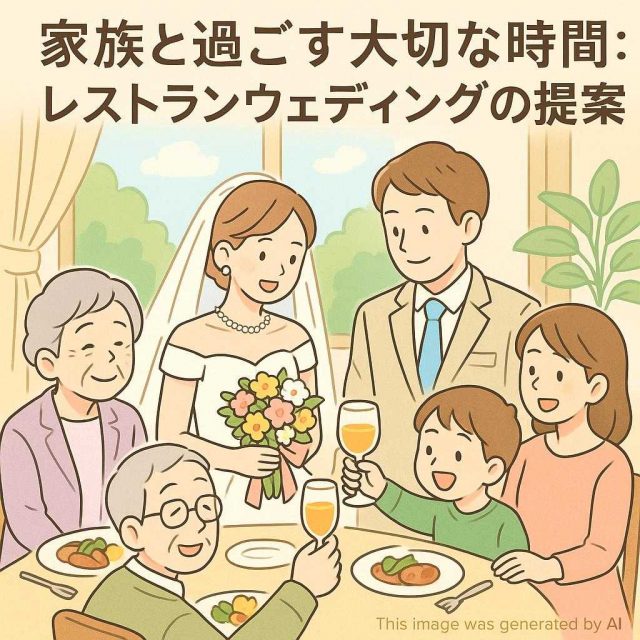 家族と過ごす大切な時間: レストランウェディングの提案