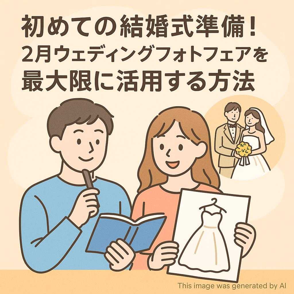 初めての結婚式準備！２月ウェディングフォトフェアを最大限に活用する方法
