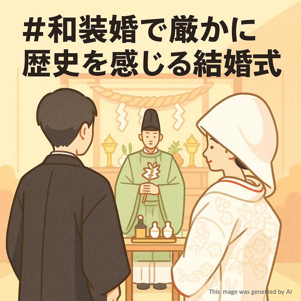 #和装婚で厳かに歴史を感じる結婚式