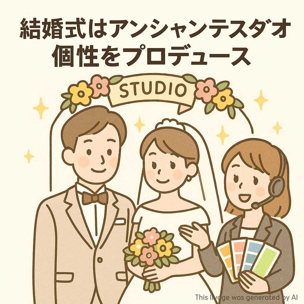結婚式はアンシャンテスタジオで個性をプロデュース
