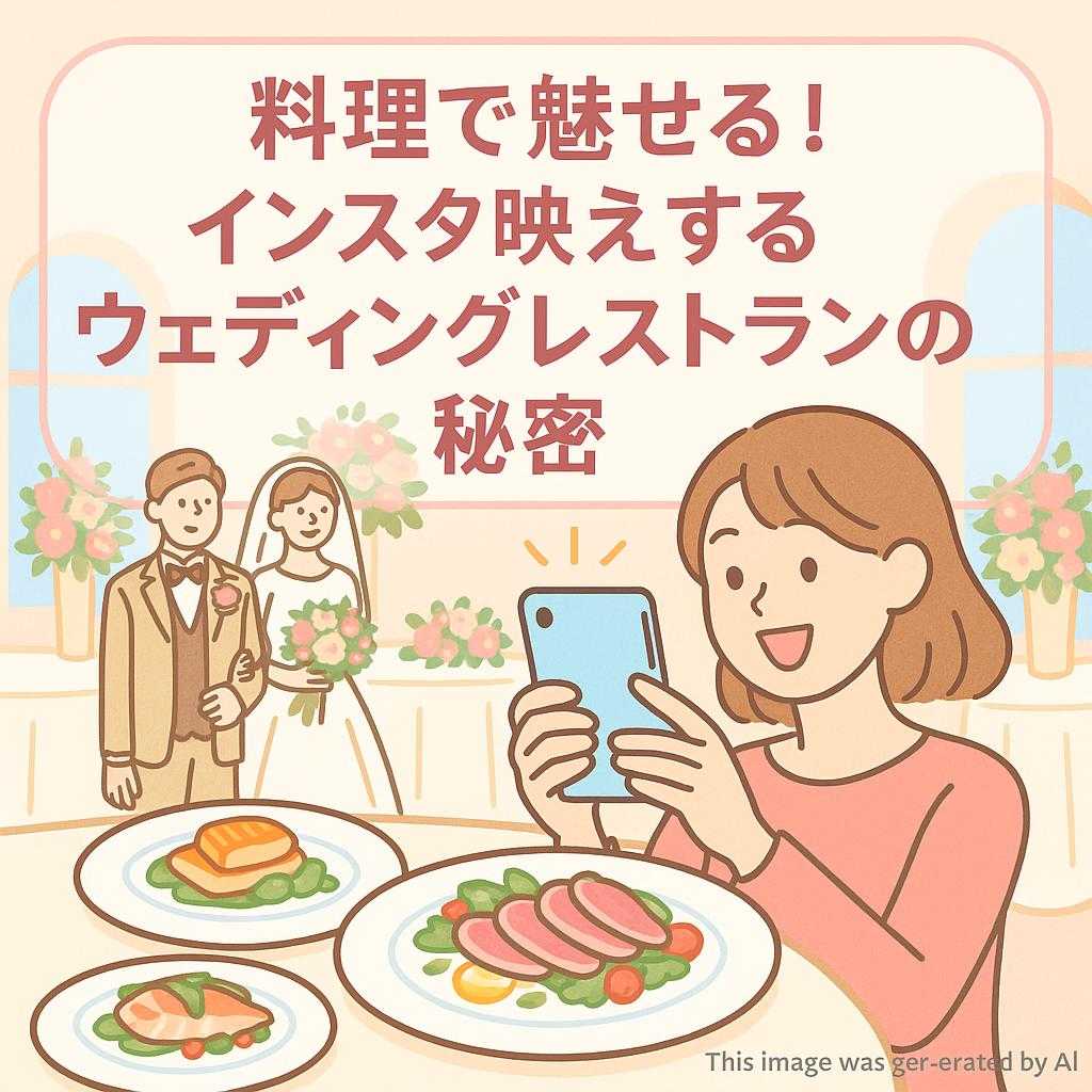 料理で魅せる！インスタ映えするウェディングレストランの秘密