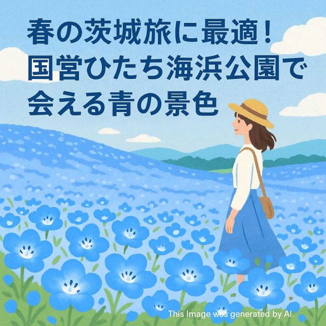 春の茨城旅に最適！国営ひたち海浜公園で会える青の景色