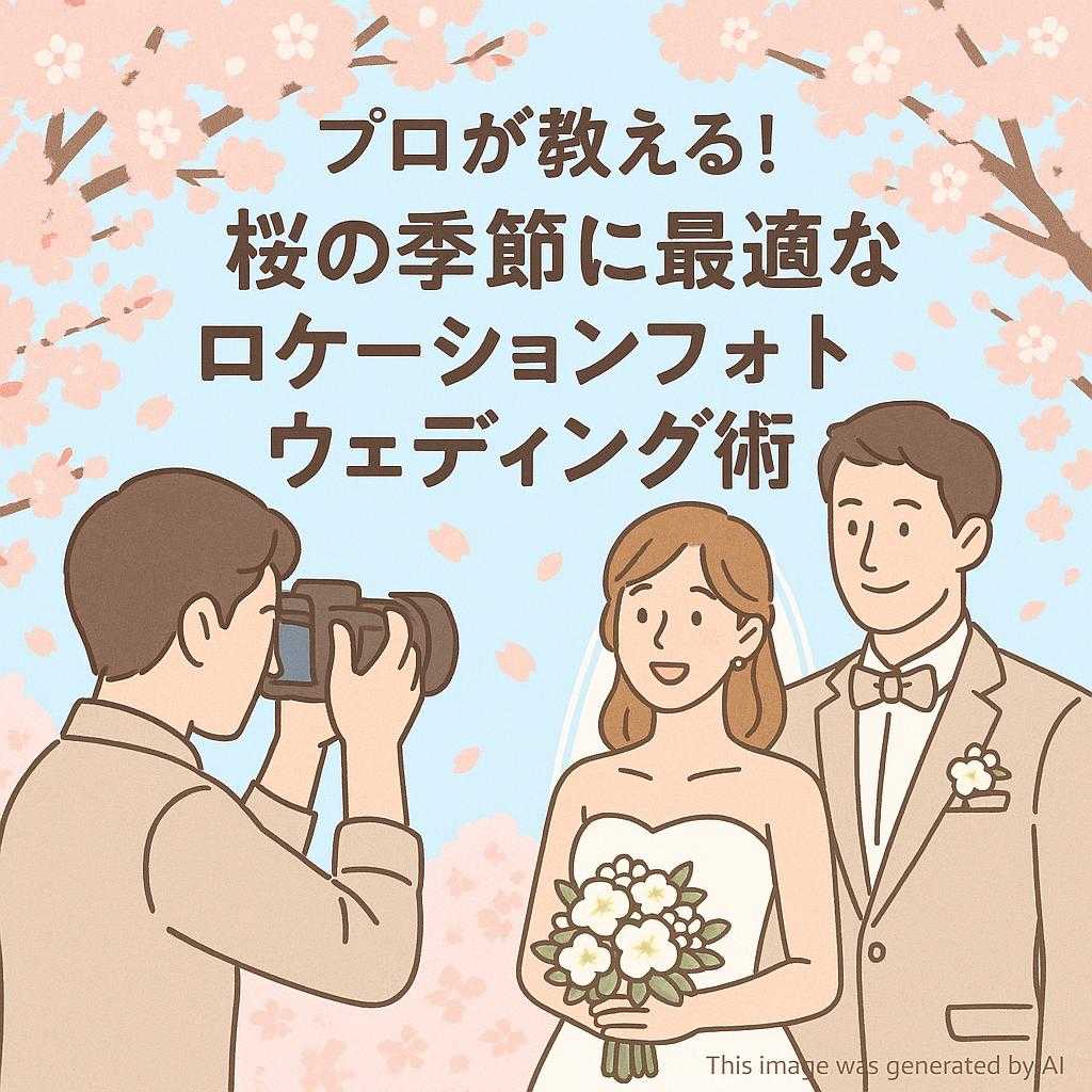 プロが教える！桜の季節に最適なロケーションフォトウェディング術