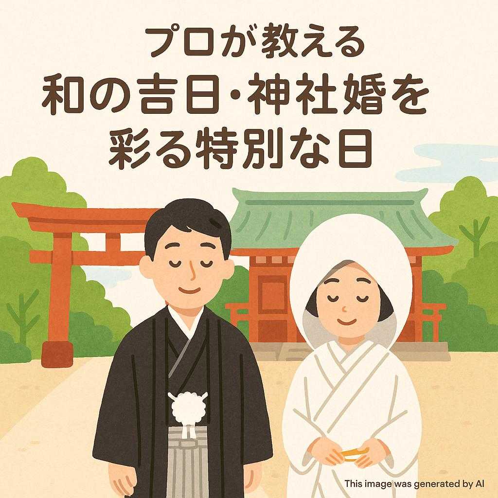 プロが教える和の吉日・神社婚を彩る特別な日