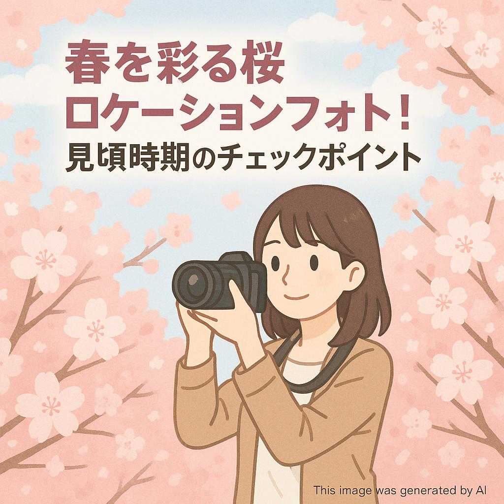 春を彩る桜ロケーションフォト！見頃時期のチェックポイント