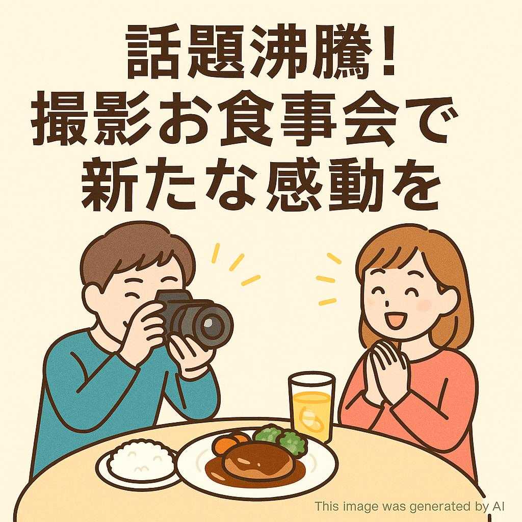 話題沸騰！撮影お食事会で新たな感動を