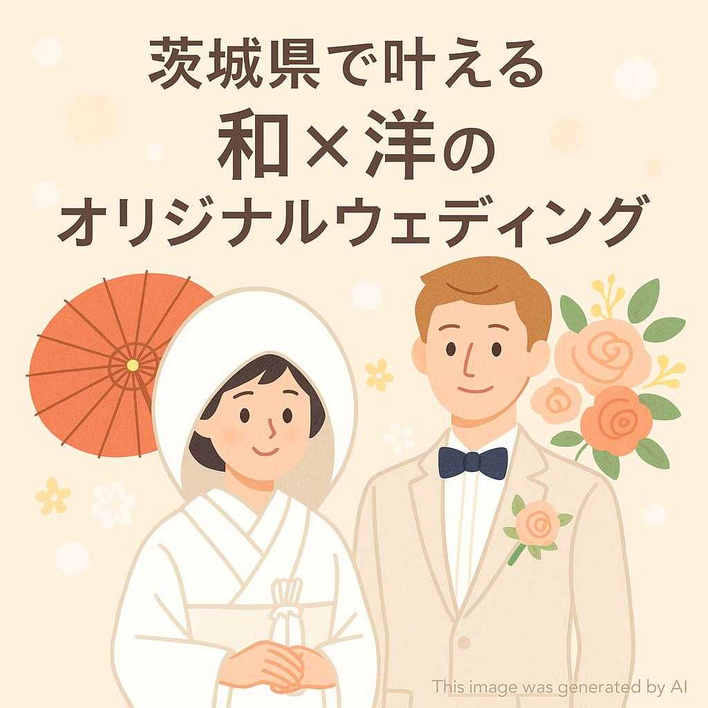 茨城県で叶える和×洋のオリジナルウェディング