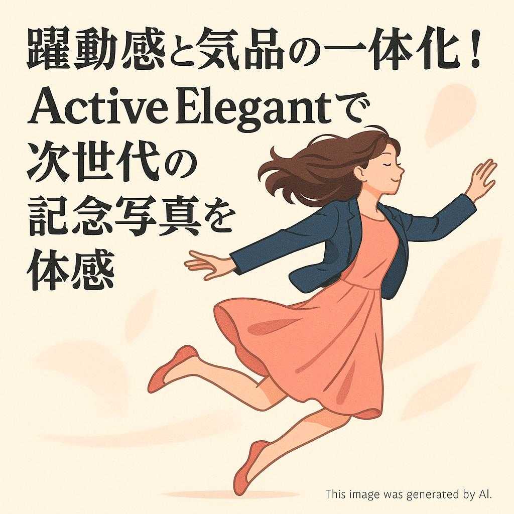 躍動感と気品の一体化！Active Elegantで次世代の記念写真を体感