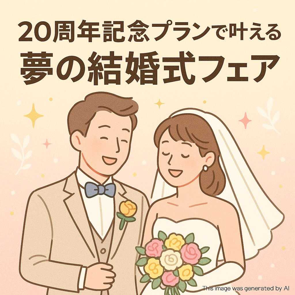 20周年記念プランで叶える夢の結婚式フェア