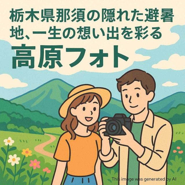 栃木県那須の隠れた避暑地、一生の想い出を彩る高原フォト