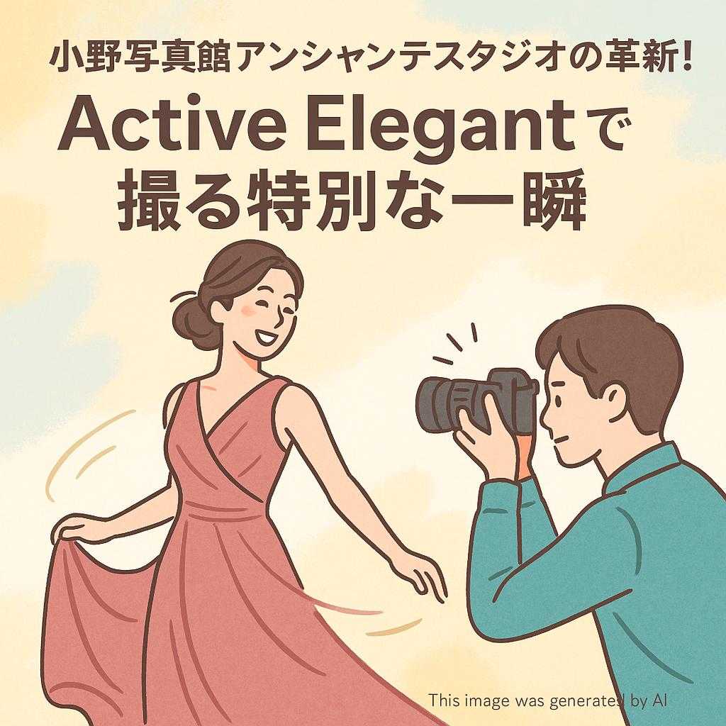 小野写真館アンシャンテスタジオの革新！Active Elegantで撮る特別な一瞬