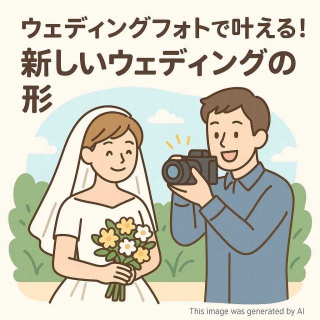 ウェディングフォトで叶える！新しいウェディングの形