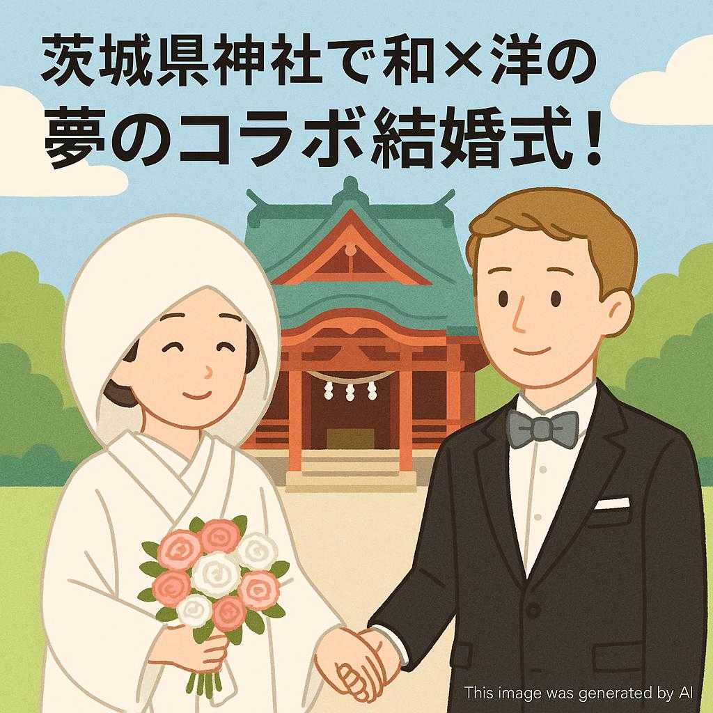 茨城県神社で和×洋の夢のコラボ結婚式！
