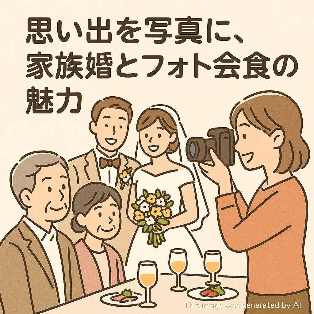 思い出を写真に、家族婚とフォト会食の魅力