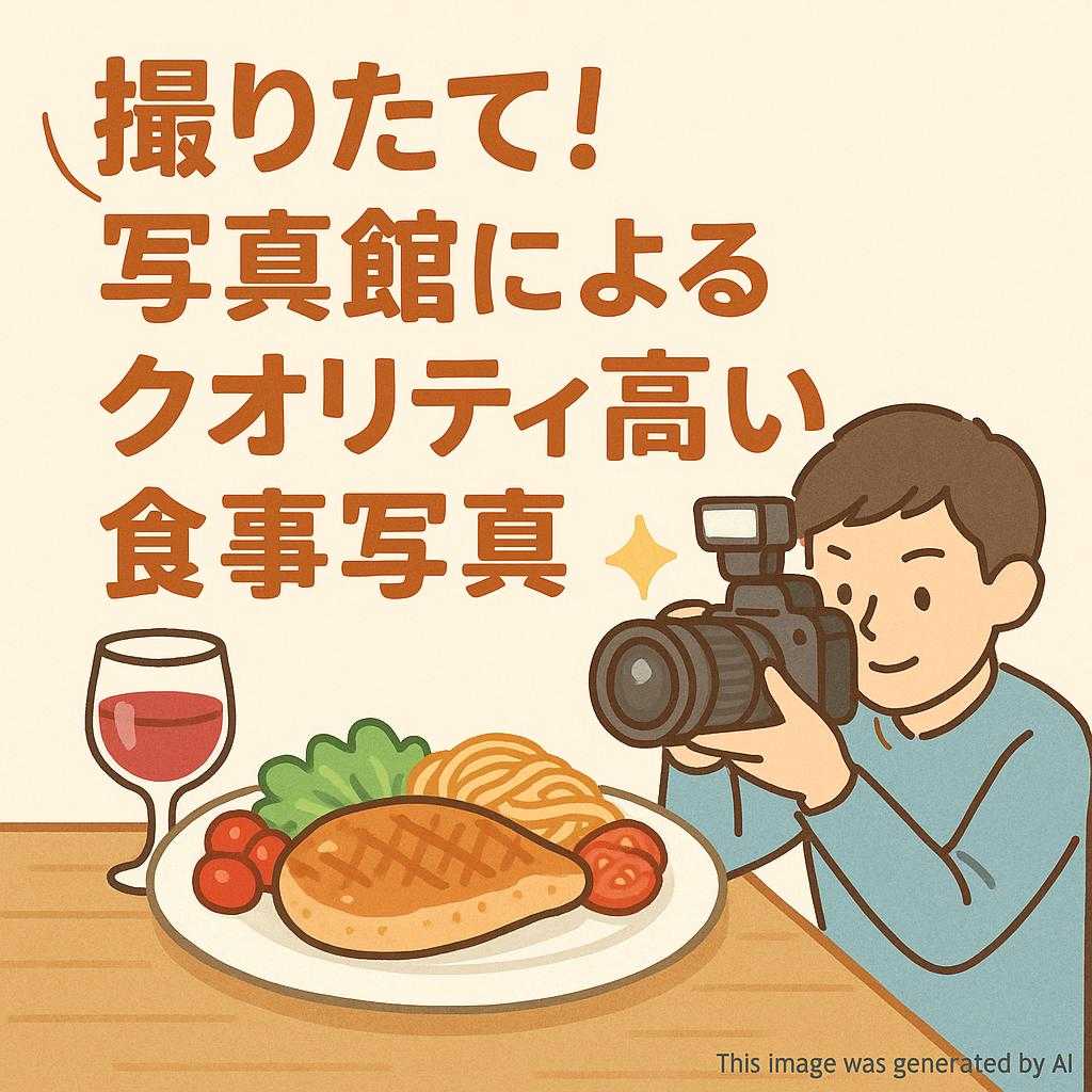 撮りたて！写真館によるクオリティ高い食事写真