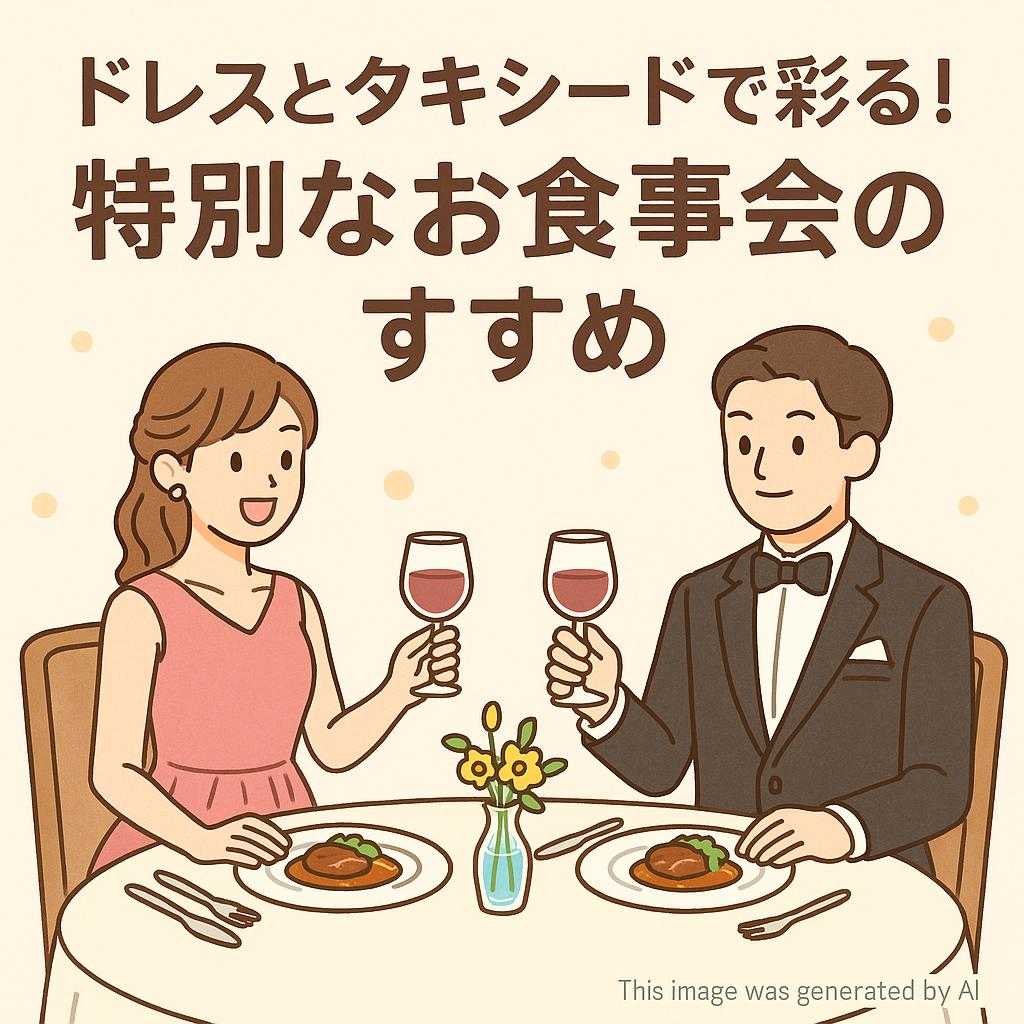 ドレスとタキシードで彩る！特別なお食事会のすすめ