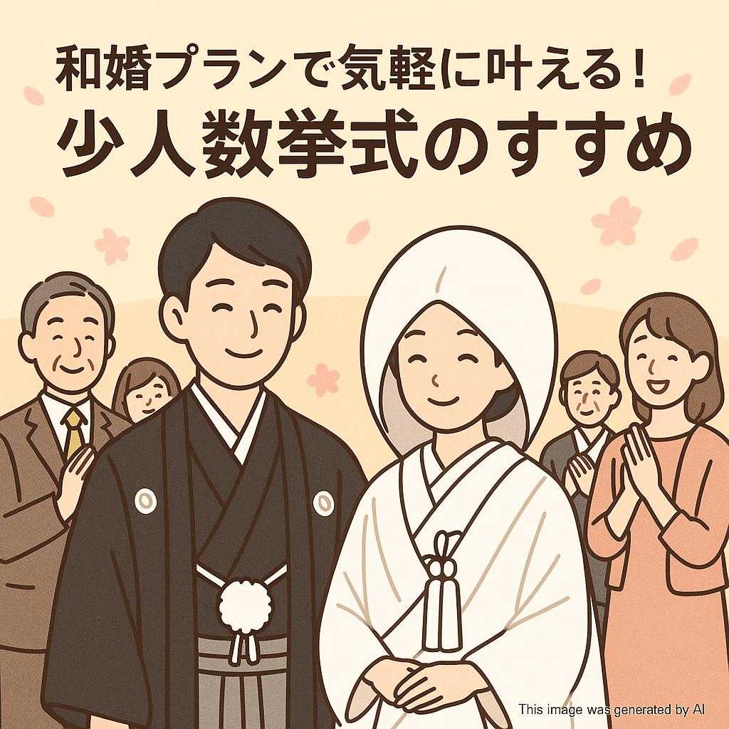 和婚プランで気軽に叶える！少人数挙式のすすめ
