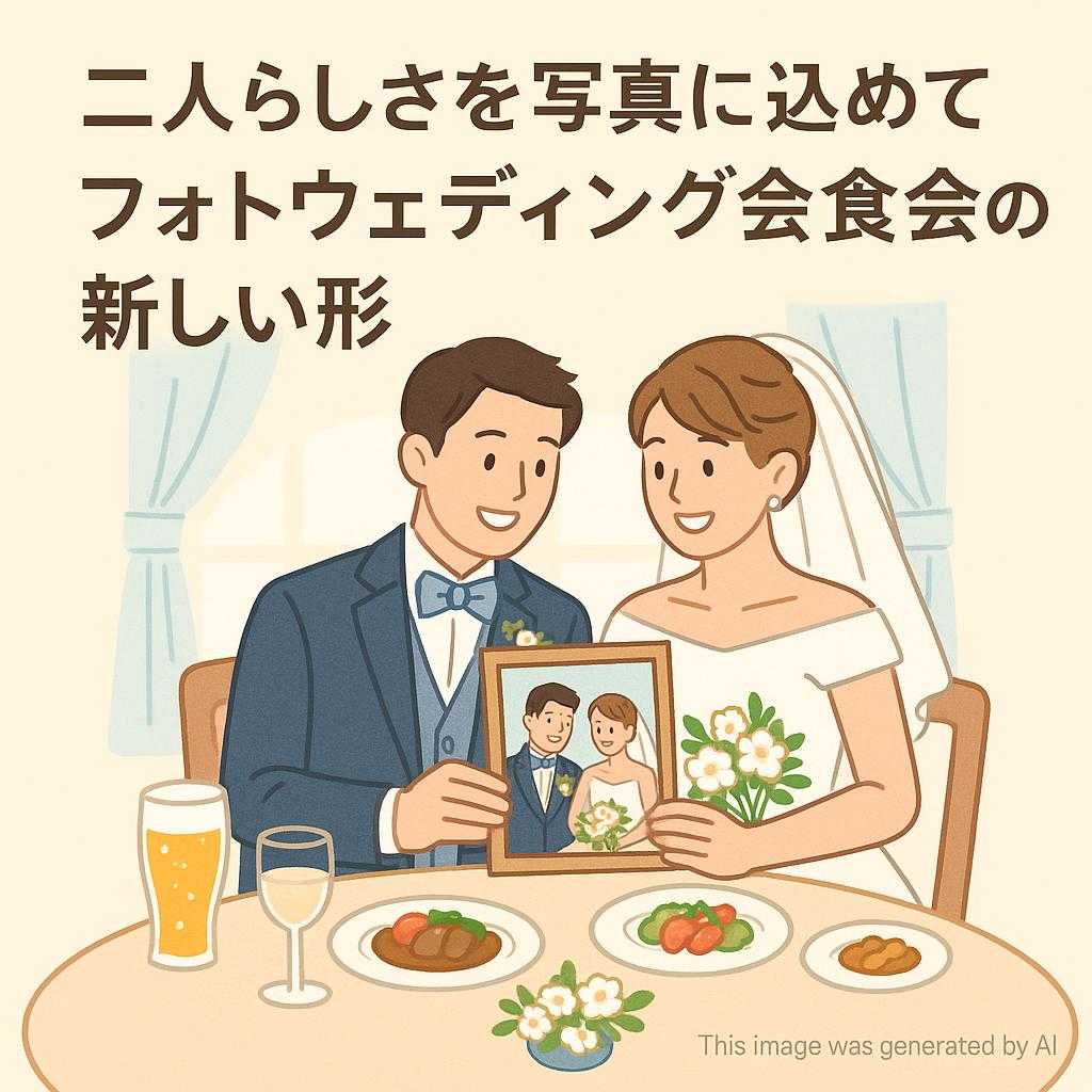 二人らしさを写真に込めて フォトウェディング会食会の新しい形