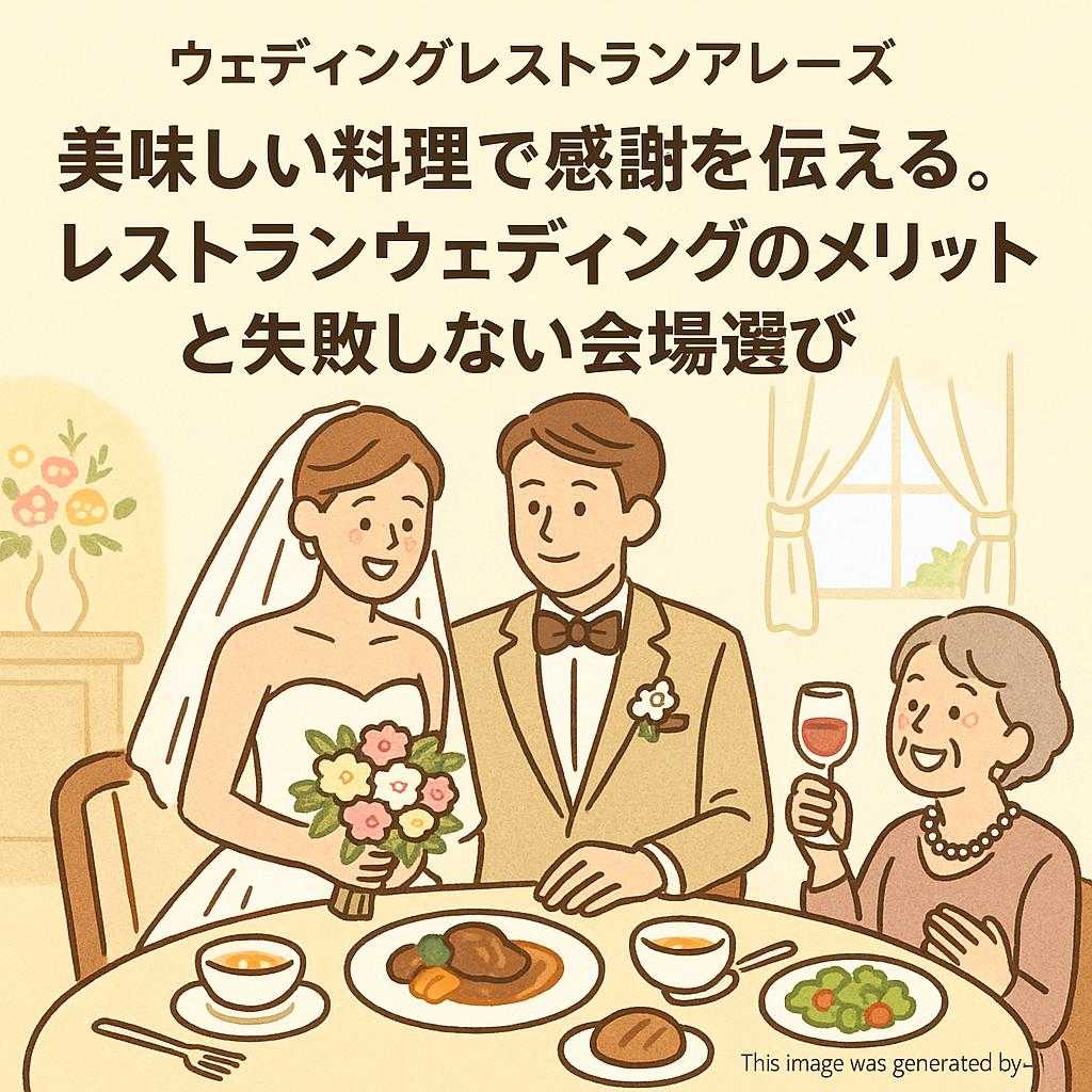 ウェディングレストランアレーズ 美味しい料理で感謝を伝える。レストランウェディングのメリットと失敗しない会場選び